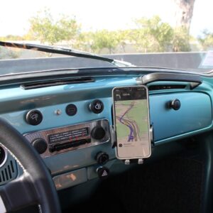1 Support de téléphone sur mesure fixé sur la charnière de la boite à gant de la Coccinelle