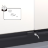 Taquet porte de douche Easy